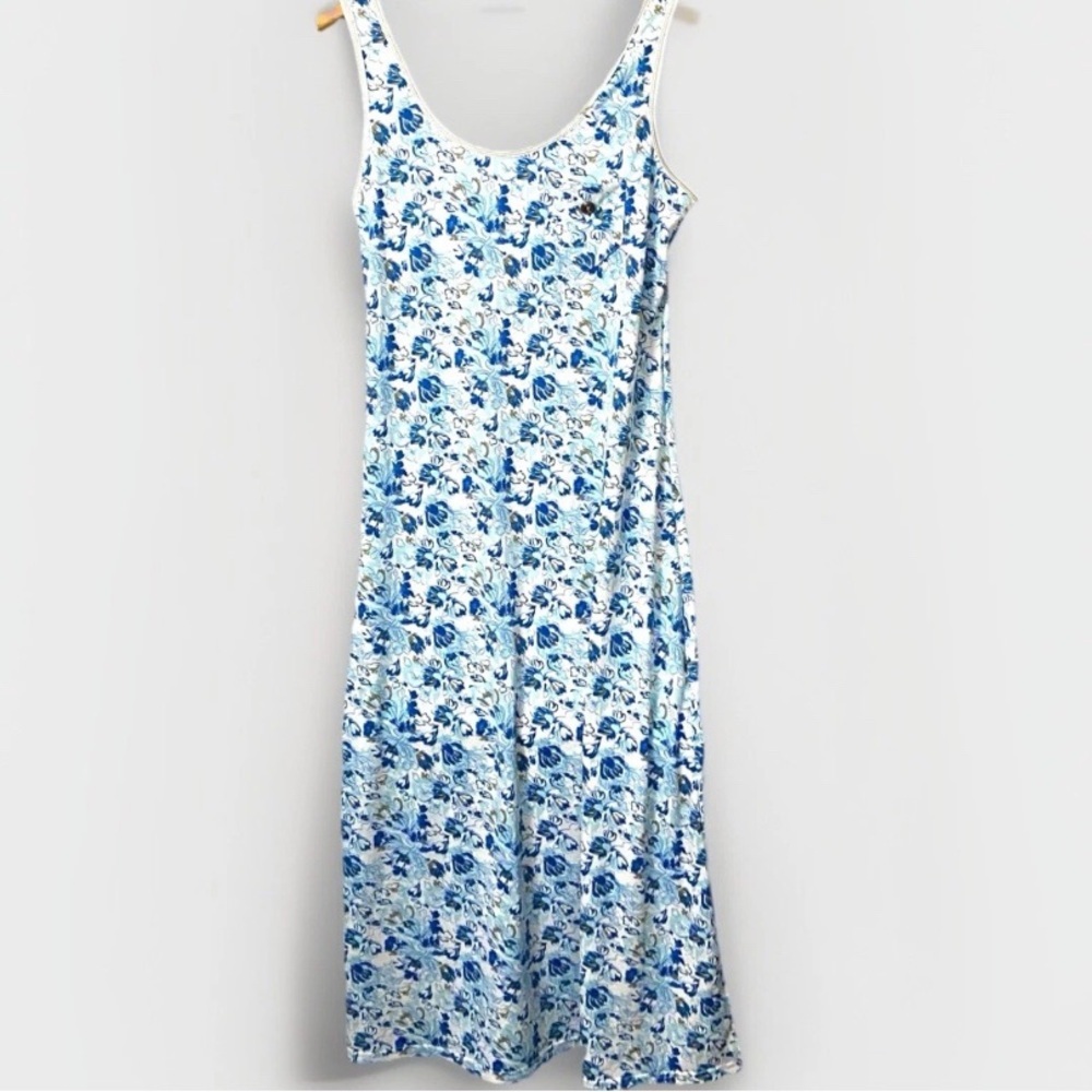 Claudel Blue Floral Dress Lightweight‎ Feminine Women’s Size Small